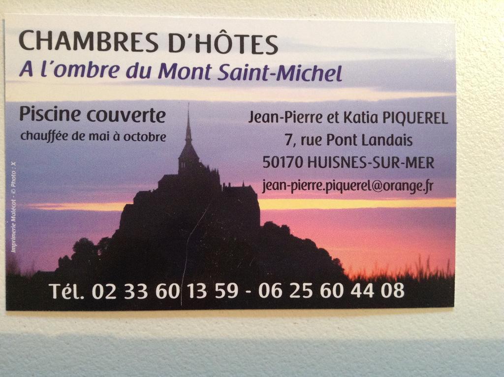 Отель A L'Ombre Du Mont St Michel Huisnes-sur-Mer Экстерьер фото